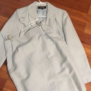 Larry Levine Linen Blend Suit